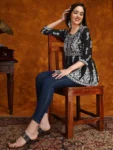 Georgette Chikankari Embroidered Short Kurti (28)