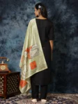 Straight Cotton Blend Digital Print Kurta Pant With Assam Silk Dupatta (3)