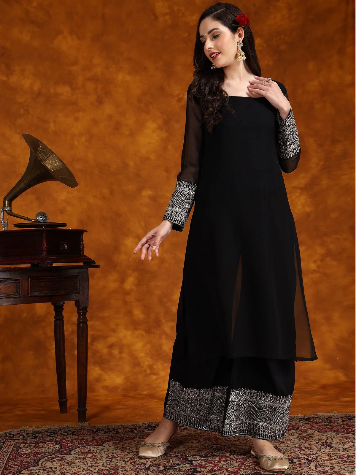Youthnic_-_-_Georgette_Lace_Work_Kurta_Palazzo_and_Dupatta_Set_-_tag1_-_tag2_-_tag3_-_tag4_-4124390